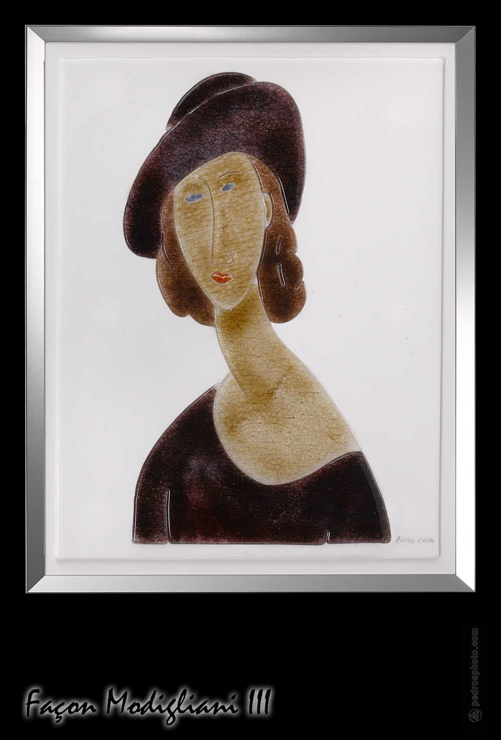 Façon Modigliani III | Oeuvre Pierre Coia