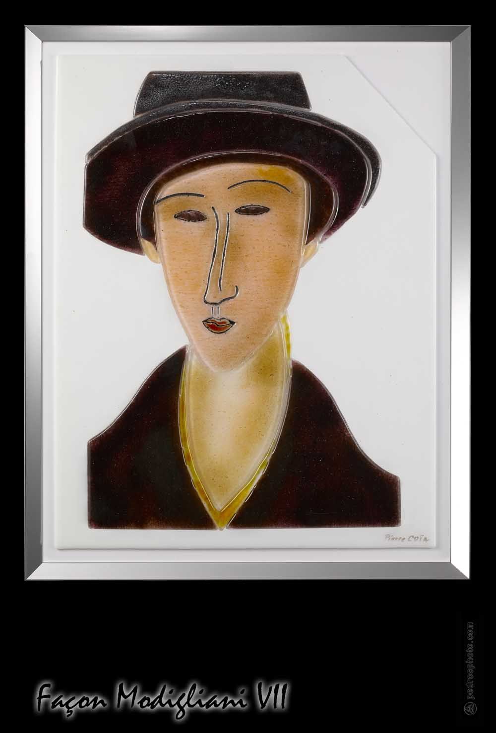 Façon Modigliani VII | Oeuvre Pierre Coia